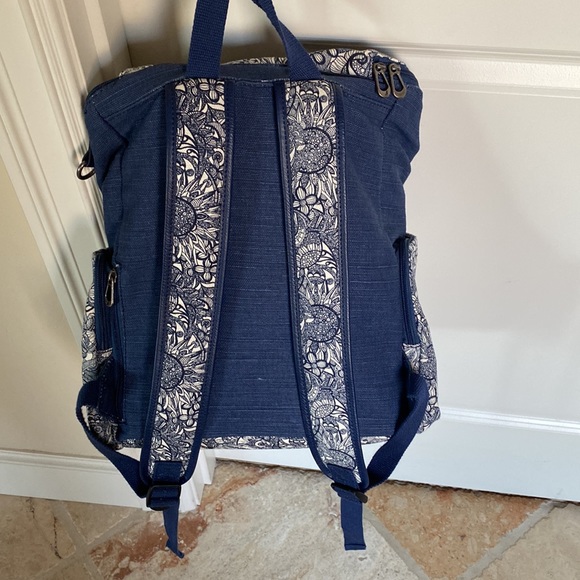 Sakroots Canvas Backpack Navy Desert Spirit - Picture 4 of 12